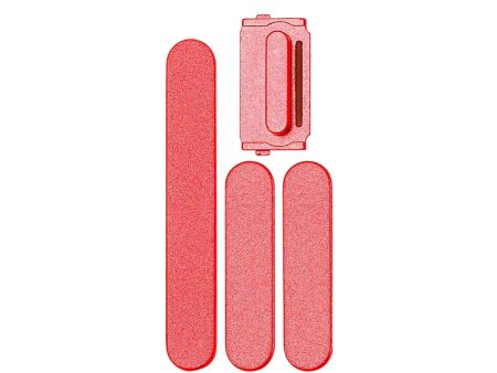 For Apple iPhone 14   14 Plus Replacement Power & Volume Button Set (Red) For Sale