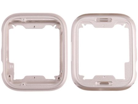 For Apple Watch Series 7 45mm Replacement Middle Frame (Gold) For Sale