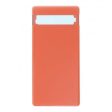 For Google Pixel 7a Replacement Rear Battery Cover With Adhesive (Orange) Supply