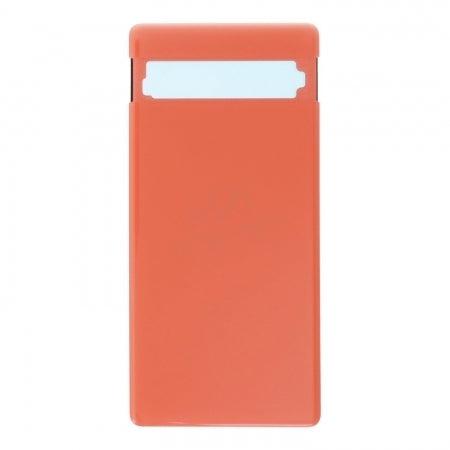 For Google Pixel 7a Replacement Rear Battery Cover With Adhesive (Orange) Supply