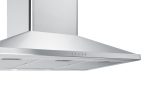 36  Wide Wall-mounted Range Hood, ADA-compliant Online now