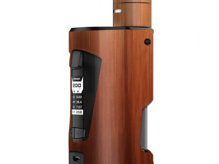 Smooth Maple Walnut Wood G Box Squonk Geek Vape Skin For Sale