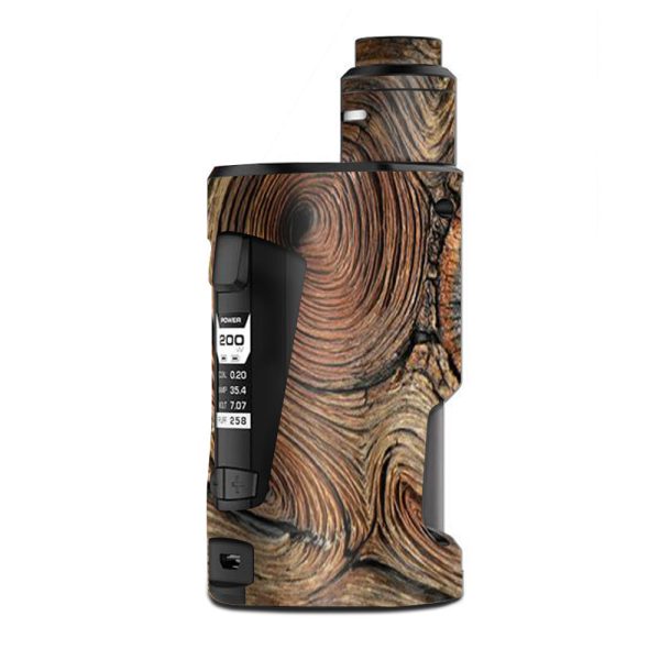 Wood Knot Swirl Log Outdoors G Box Squonk Geek Vape Skin Cheap