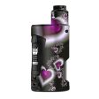 Glowing Hearts Pink White G Box Squonk Geek Vape Skin For Sale