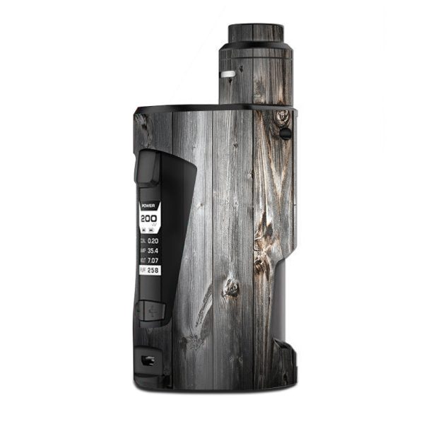 Grey Light Wood Panels Floor  G Box Squonk Geek Vape Skin on Sale