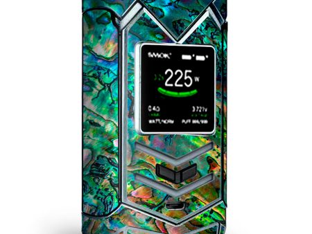 Abalone Shell Swirl Neon Green Opalescent Veneno Smok Skin Supply