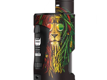 Rasta Dread Lion Irie G Box Squonk Geek Vape Skin For Sale