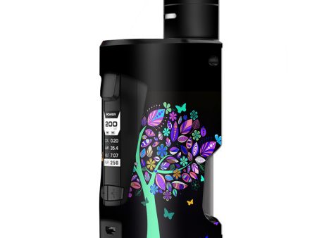 Living Tree Butterfly Colorful G Box Squonk Geek Vape Skin on Sale