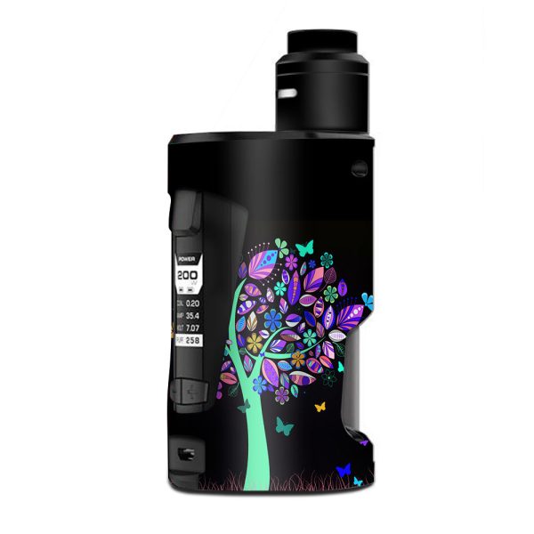 Living Tree Butterfly Colorful G Box Squonk Geek Vape Skin on Sale