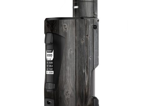 Reclaimed Grey Wood Old G Box Squonk Geek Vape Skin on Sale