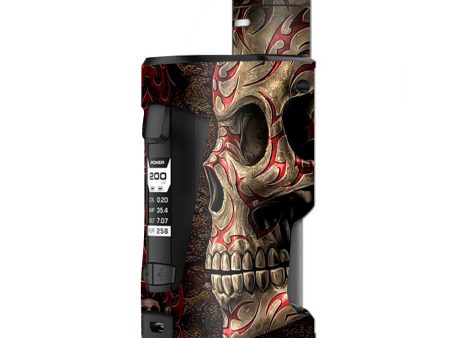 Wicked Evil Tribal Skull Tattoo G Box Squonk Geek Vape Skin Hot on Sale